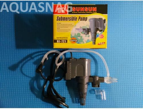 Головка SunSun HJ-721, 600л/ч, 8W, Hmax-0.8м на объем от 80 до 200л.