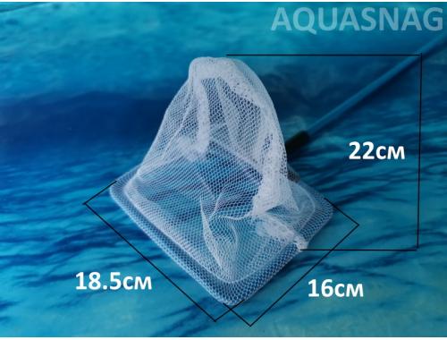 Фото Сачок 10" (18.5*26)см, дл 53.5см  з жорсткою ручкою aquasnag.com