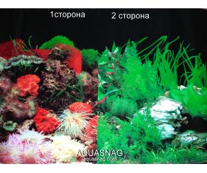 Фон для аквариума плотный двухсторонний, высота 60cм(9001-9004), цена за 10см