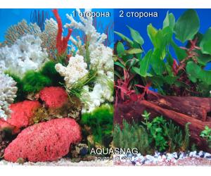 Фон для акваріума щільний двосторонній заввишки 60см. (9029-9059) Ціна за 10см