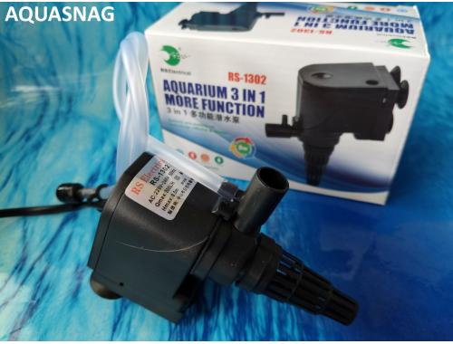 Фото Головка RS-1302, 500л/ч, 8W, Hmax-0.5m, от 50л до 150л воды Смотреть