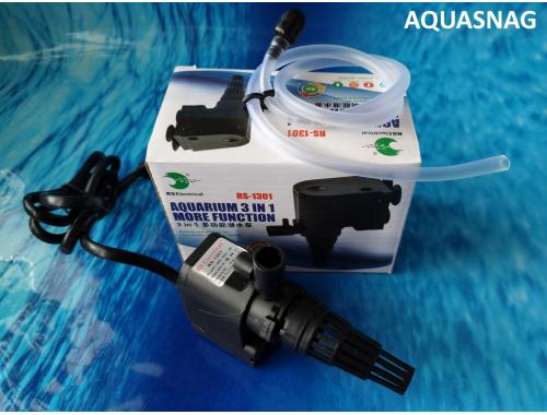 Фото Головка RS-1301, 400л/ч, 4W, Hmax-0.4m, от 20л до 100л воды Смотреть