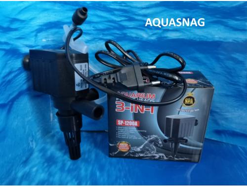 Фото Головка SP-1200A, 1000 л/год, 8W, Hmax-1m, від 80 до 250 л, AQUARIUM Смотреть
