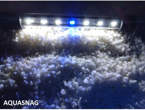 Фото Подводная светодиодная  лампа 18.5см,  голубая с белым, 20 LED Смотреть
