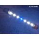 Фото Подводная светодиодная  лампа 18.5см,  голубая с белым, 20 LED Смотреть