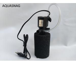 Насос с мочалкой (d8*14)см, SP-1200A  1000 л/ч, 8W, Hmax-1m, от 80 до 200 л, AQUARIUM