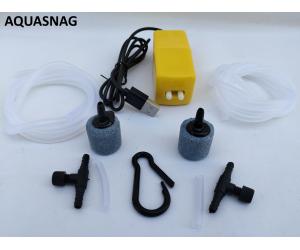 Компресор USB до 500л, двоканальний