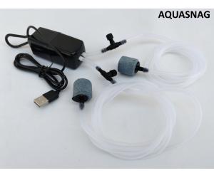 Компресор USB до 500л, двоканальний