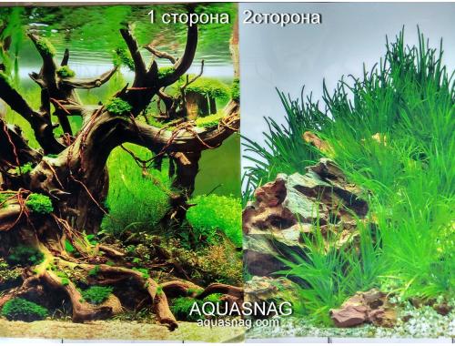 Фон для акваріума щільний двосторонній, висота 50см(9098-9022), ціна за 10см