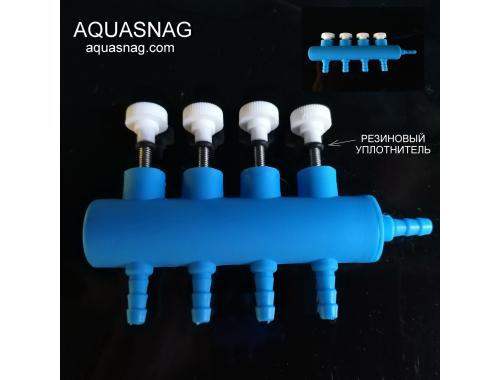 Фото Гребенка с плавной регулировкой на четыре выхода aquasnag.com