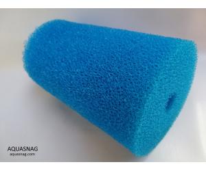 Мочалка синяя круглая(d7*10)см, среднепористая