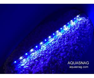 Влагозащищенная диодная  лампа 80 LED, голубая с белым